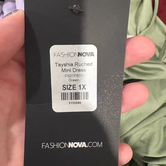 Fashion Nova Sage Green Mini Dress - Picture 6 of 6